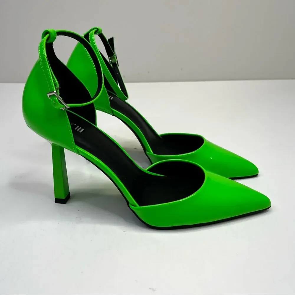 Bar III Idaa Ankle Strap Pump heels green - 8